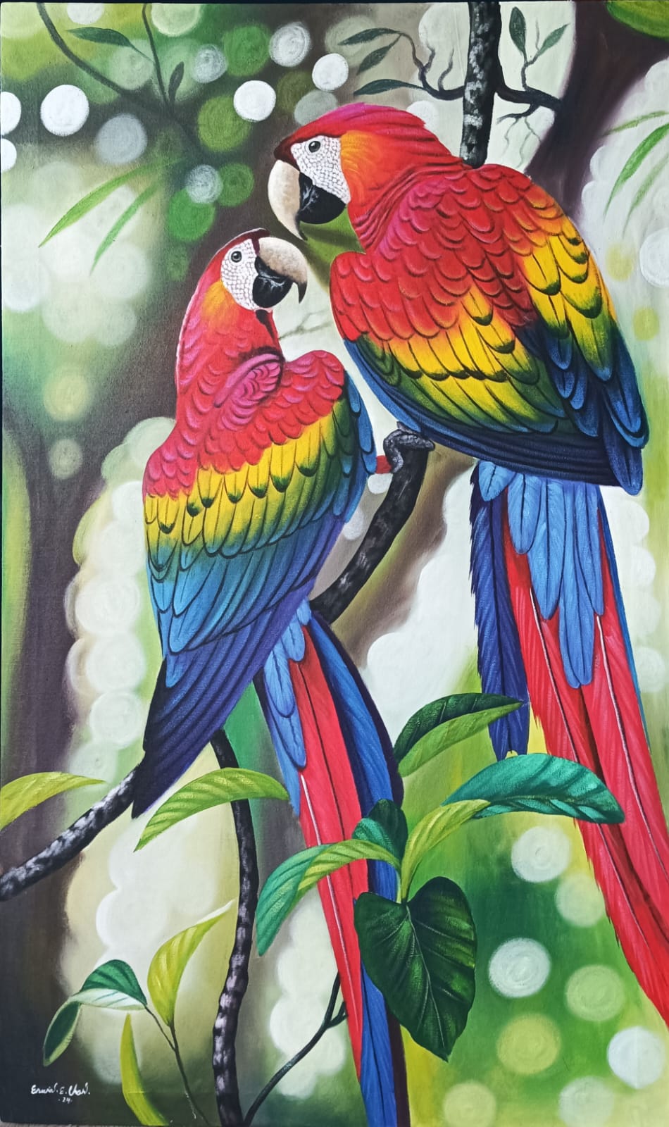 Erwin Chan's earlier painting