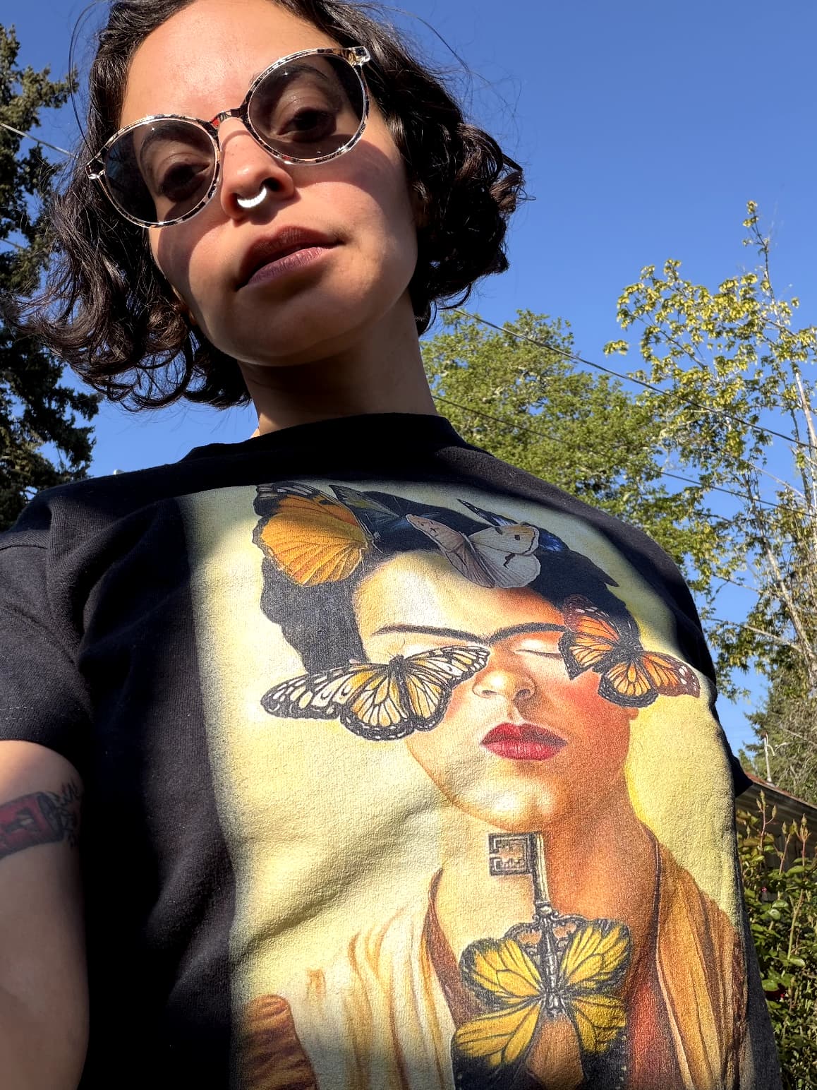 Fernando Reyna "Frida's Butterflies" Tshirt