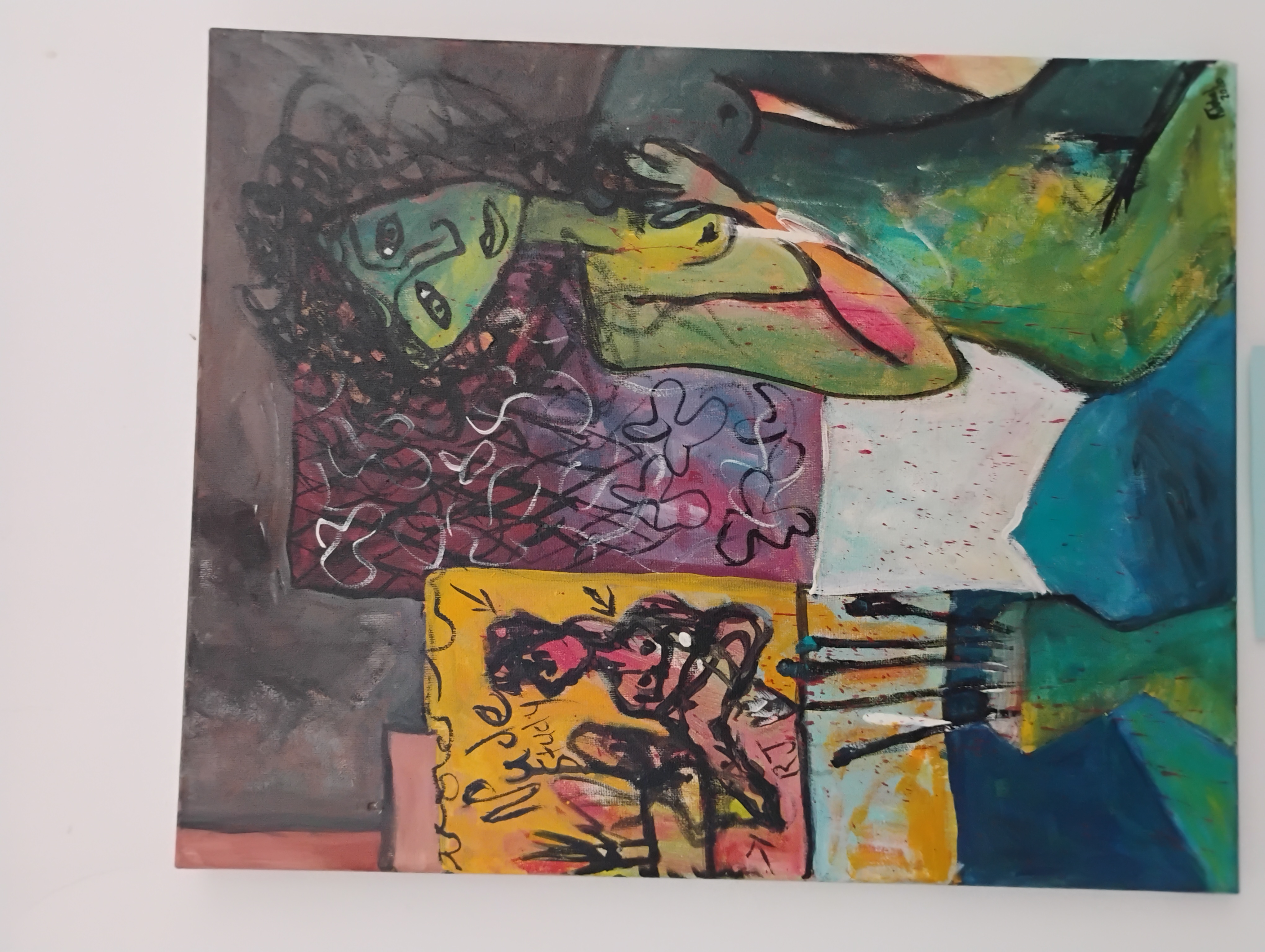 Ronny Jobel art at the San Ignacio Welcome Center