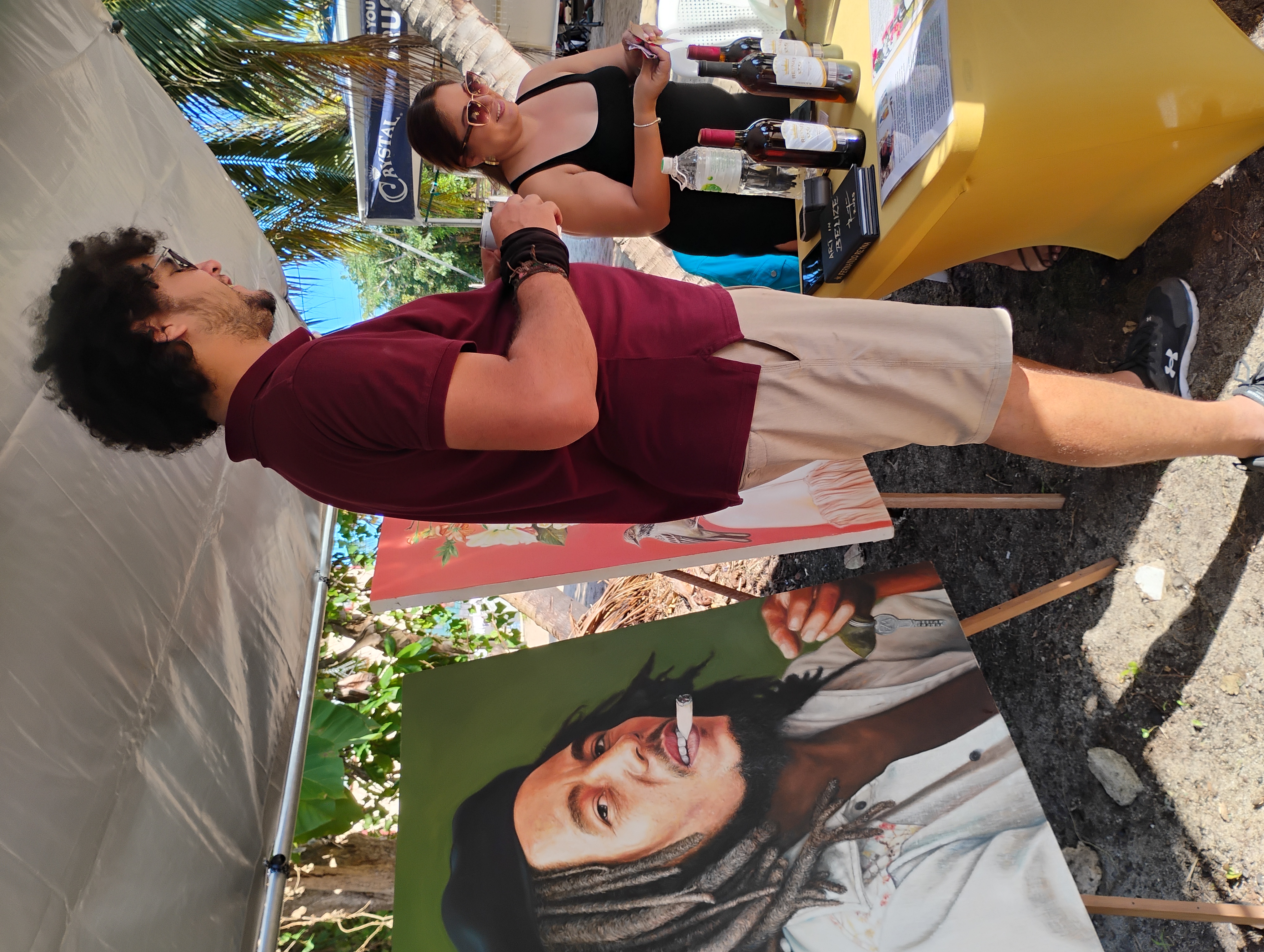 Fernando Reyna at Reyna Gallery booth