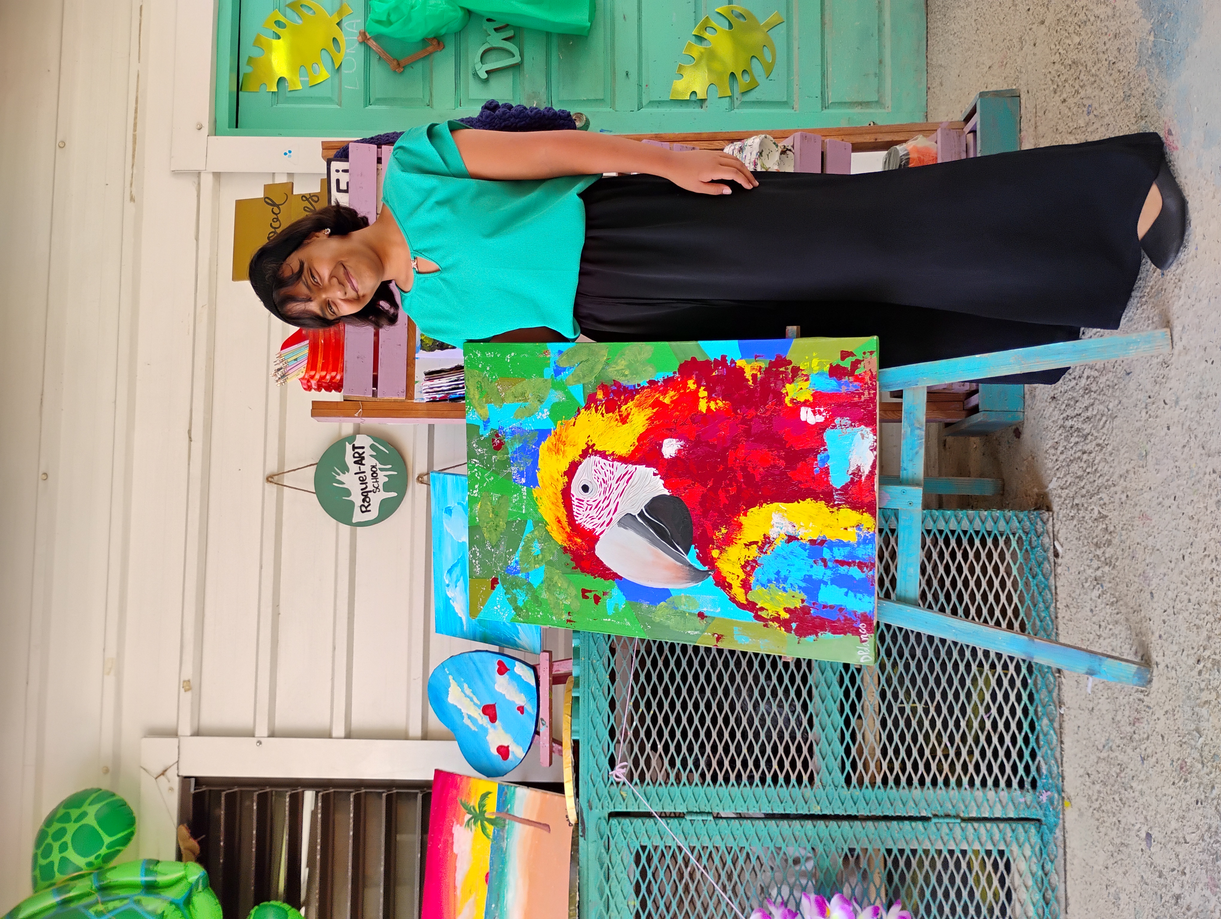 Darlin Polanco at Raquel Rodriguez Art