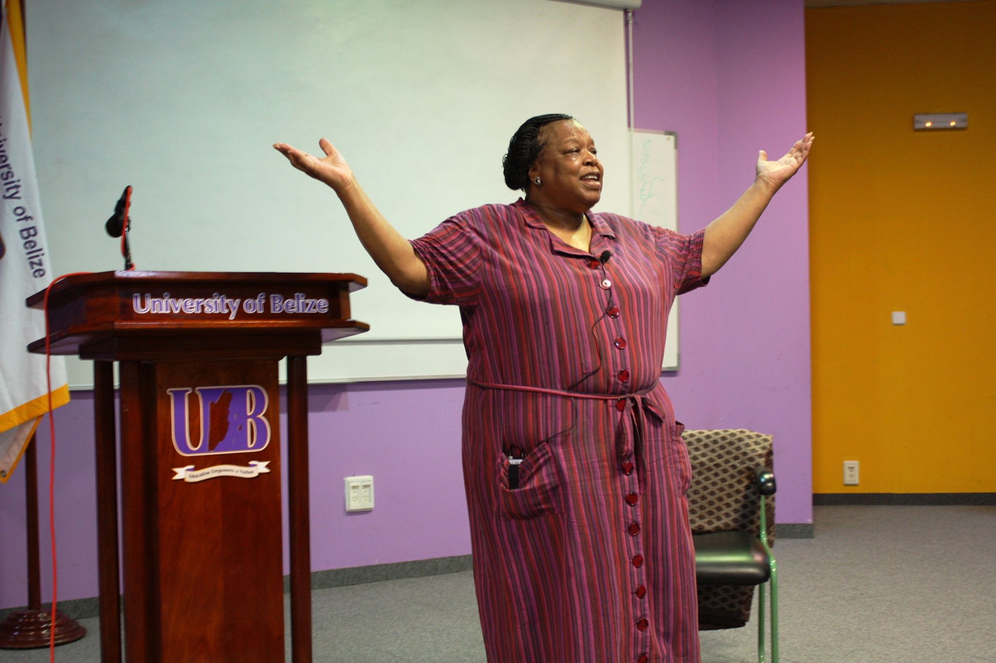 Dr. Billie Jean Young UB photo courtesy of the Embassy of Belize