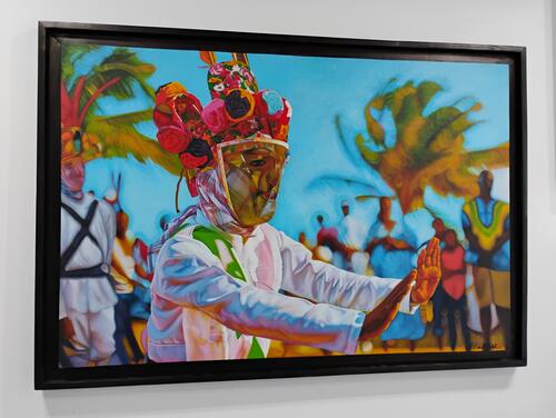 Keion Griffith Jankuru painting